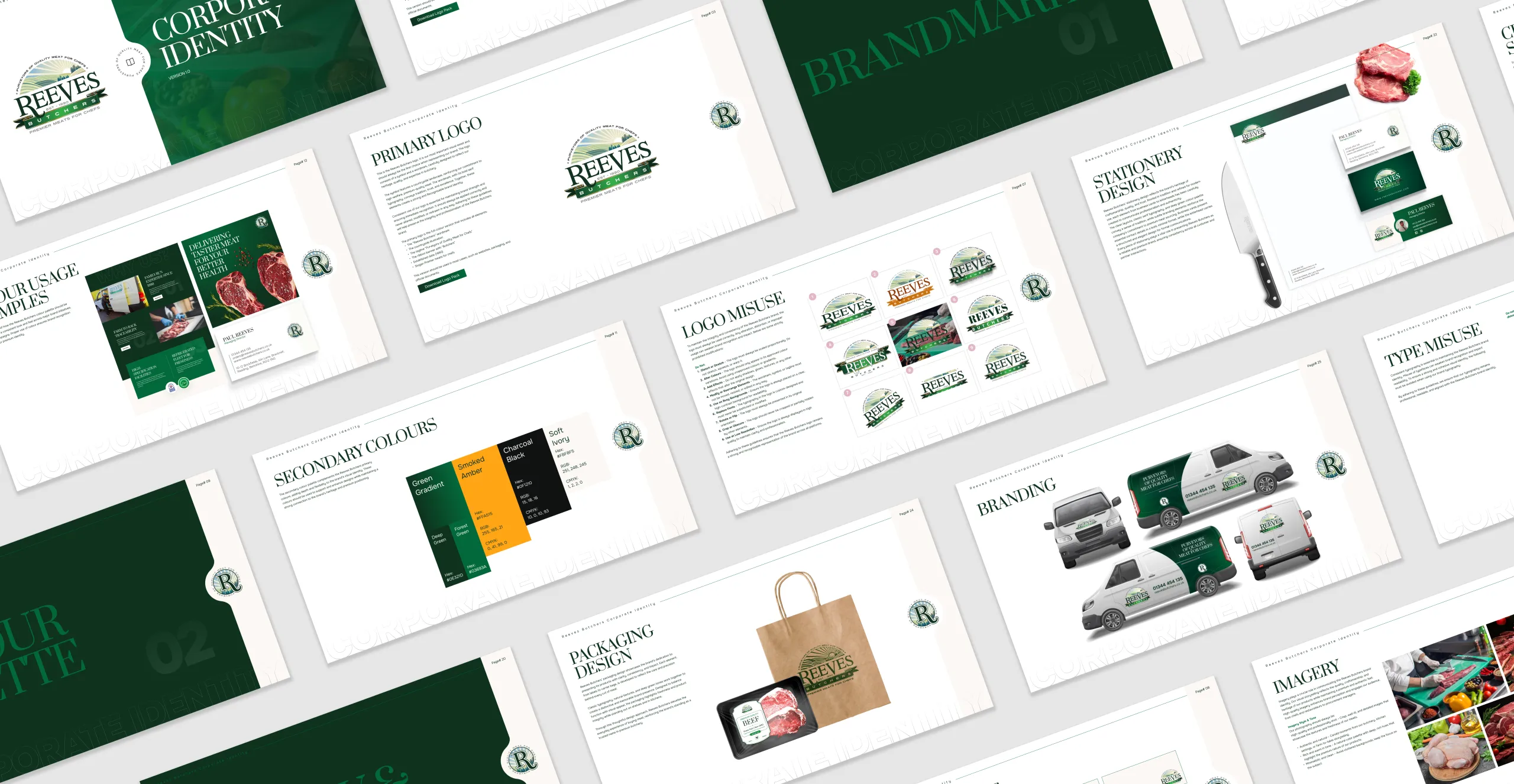 Reeves Butchers Branding